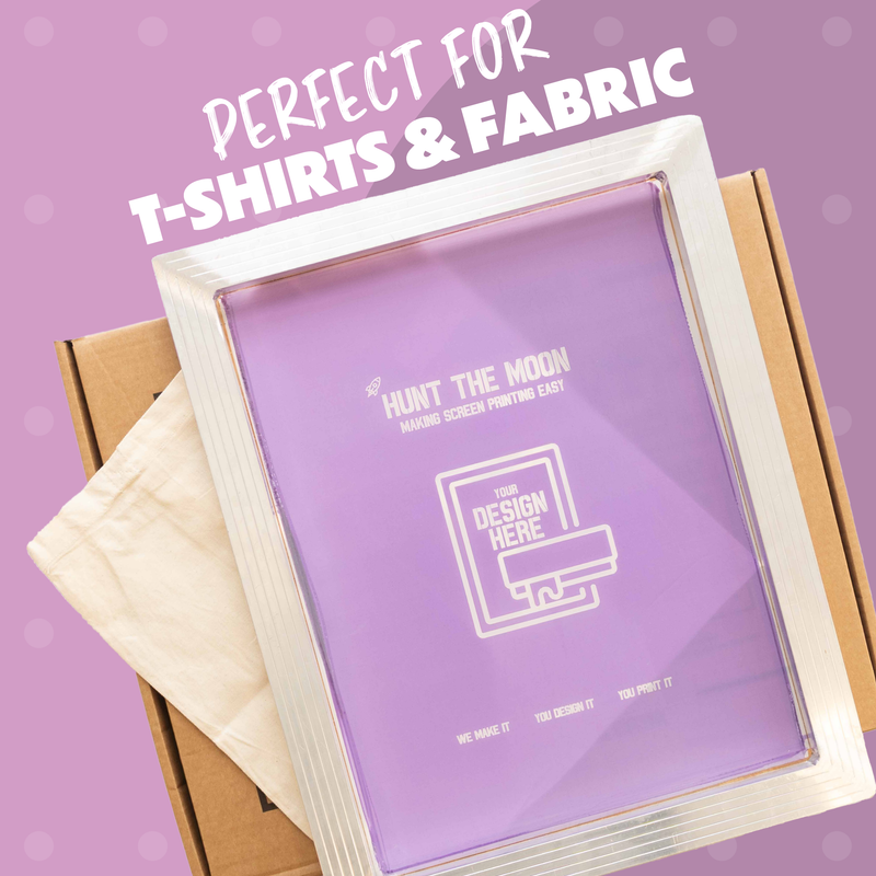 T-Shirts & Fabric - Custom Aluminium Screen Printing Kit with your image - A4 or A3