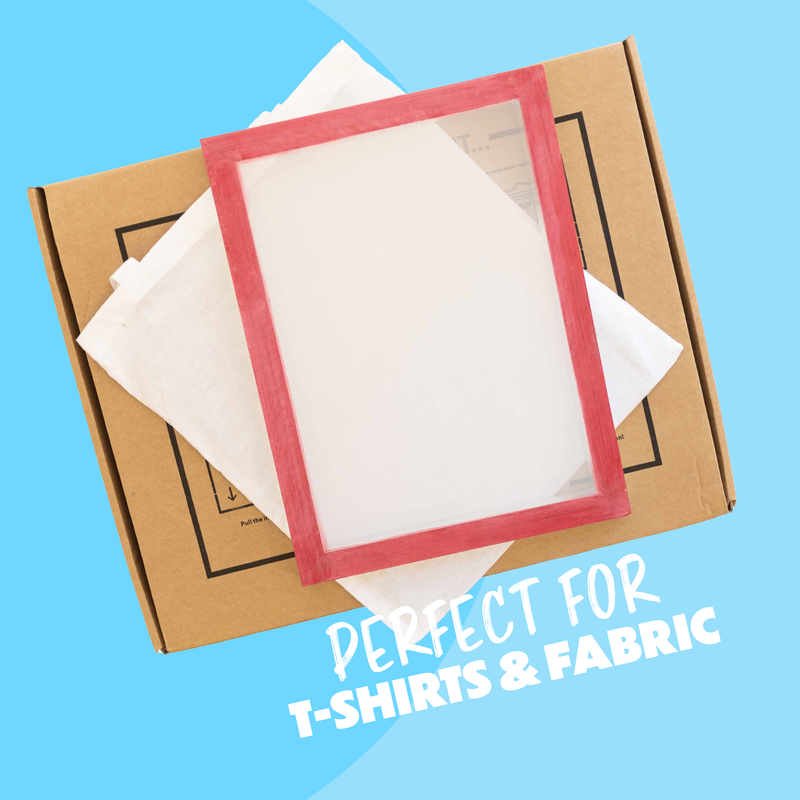 T Shirts & Fabric - Platinum Screen Printing Kit - A4 or A3