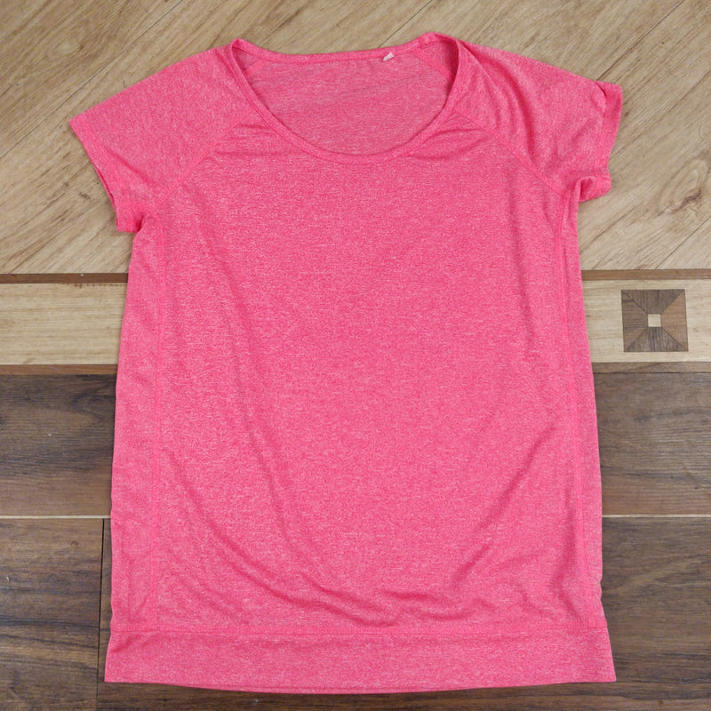 Unbranded Women's Small Coral Polyester T-Shirt