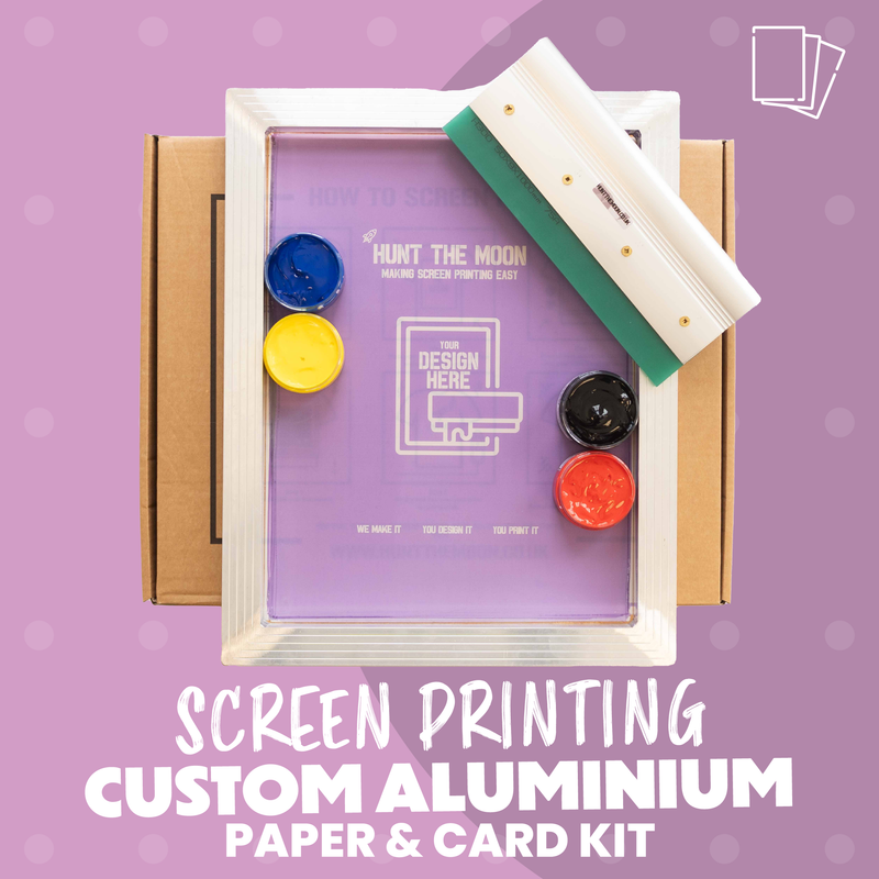 Paper & Card - Custom Aluminium Screen Printing Kit with your image - A4 or A3