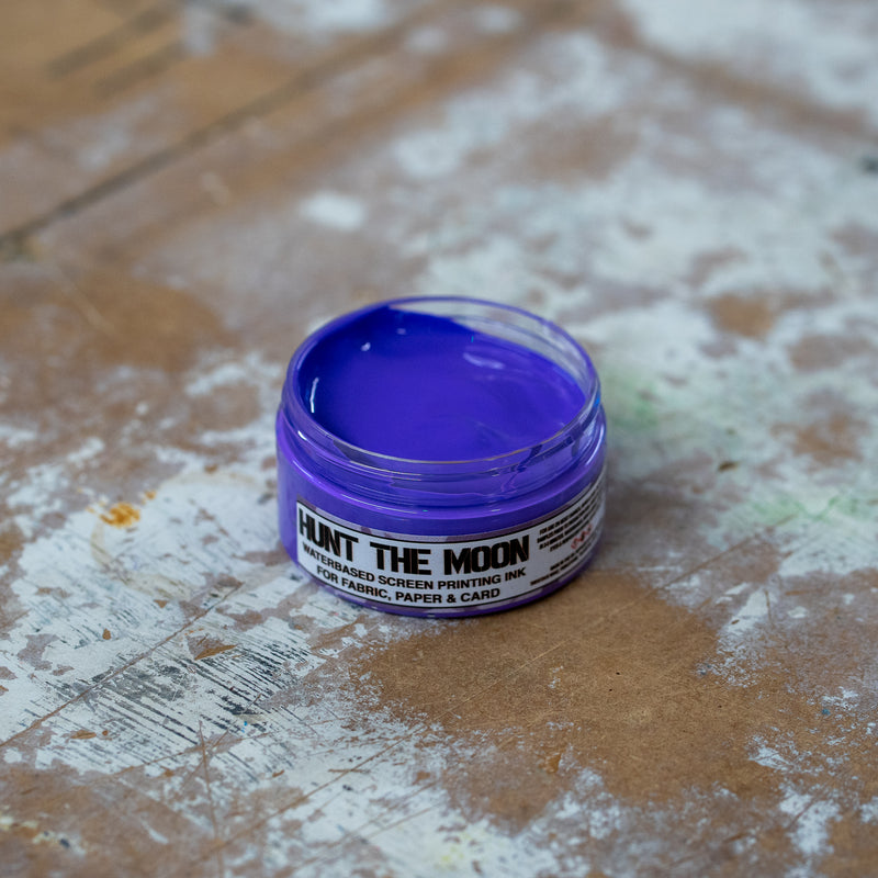 Fluorescent Purple - Eco Water Based Screen Printing Ink 100ml or 240ml (Limited Edition)