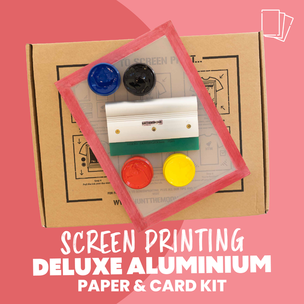 T Shirts & Fabric or Paper and Card Photo Emulsion Screen Printing Kit A4  or A3 Hunt the Moon 