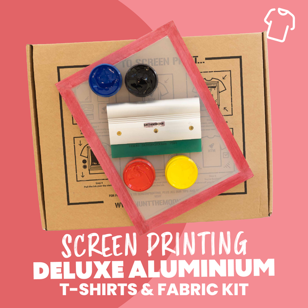 T-Shirts & Fabric - Deluxe Aluminium Screen Printing Kit - A4 or A3