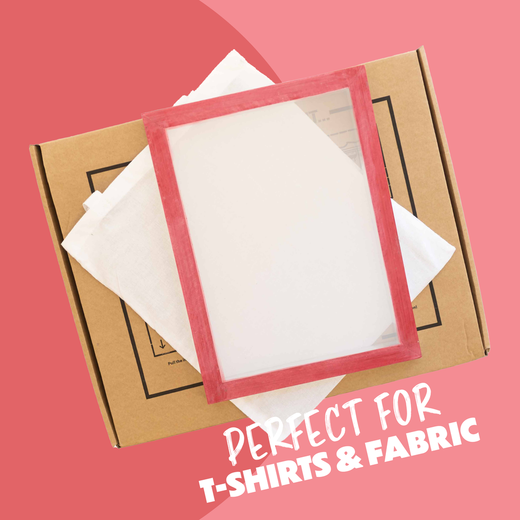 Screen Printing Kit - All you need to print your own custom t shirts
