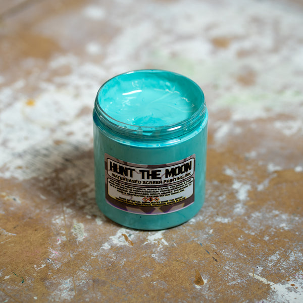 Lagoon Blue  - Eco Water Based Screen Printing Ink 100ml or 240ml (Limited Edition)