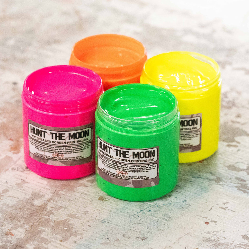 FLUORESCENT NEON Perfectly Opaque Fabric Ink VALUE SET