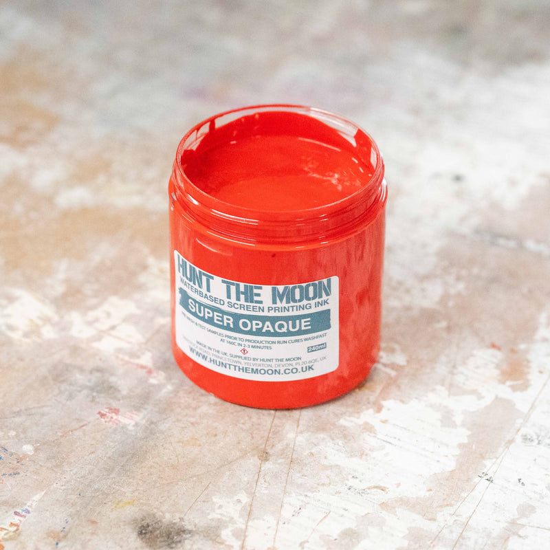 Super Opaque Eco Waterbased Screen Printing Ink - 100ml, 240ml or 1ltr