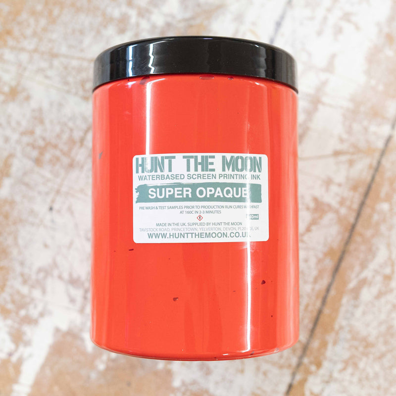 Super Opaque Red -  Eco Waterbased Screen Printing Ink - 100ml, 240ml or 1ltr