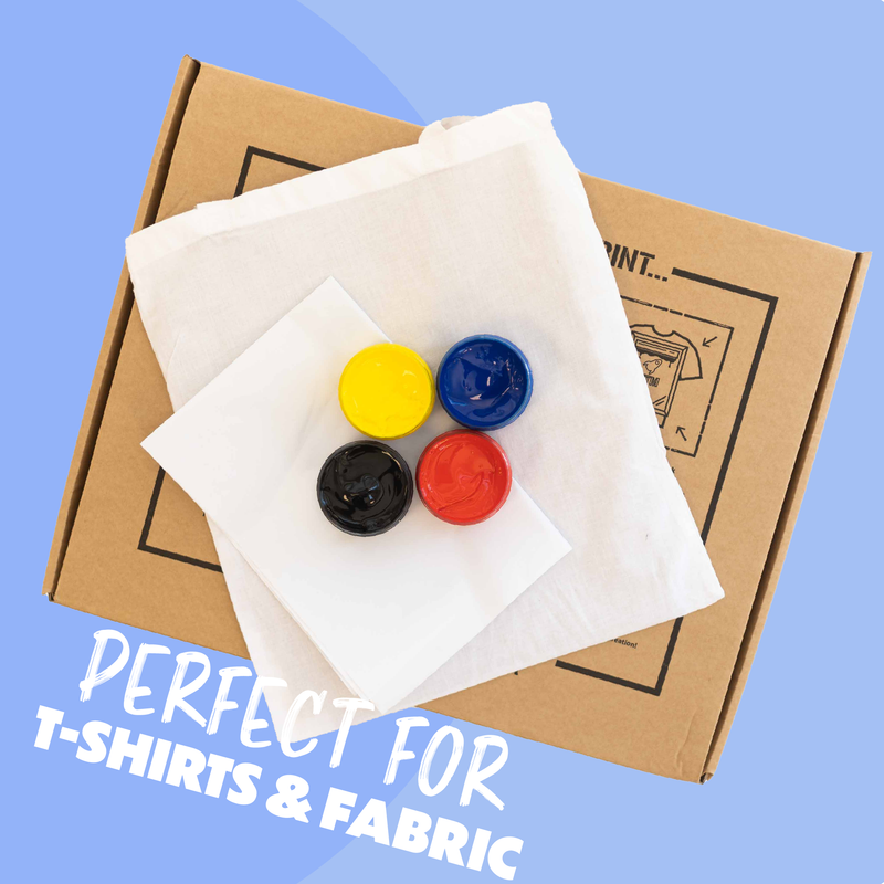 T-Shirts & Fabric - Photo Emulsion Wooden Screen Printing Kit - A4 or A3
