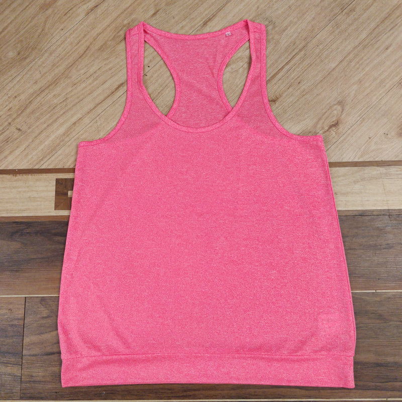 Unbranded Teal, Pink, or Orange Women's Polyester Tank Top