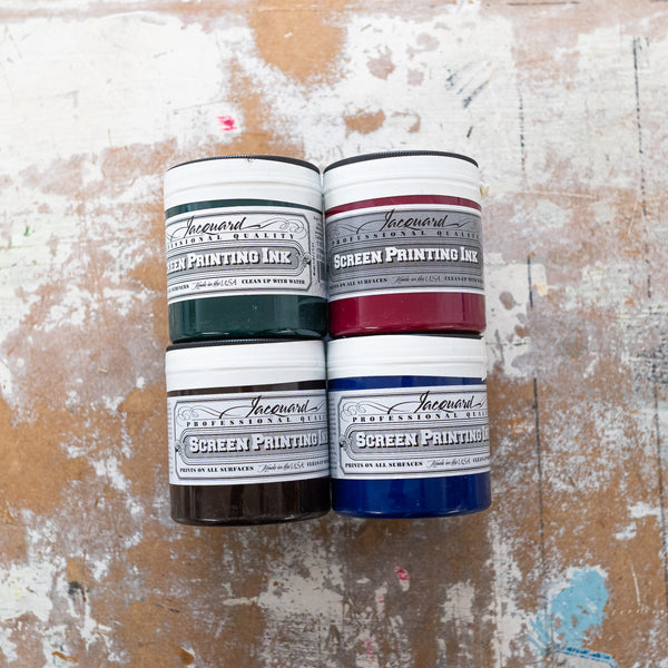 SALE - Jacquard Professional Screen Printing Ink - Waterbased Multi Surface Textile Ink
