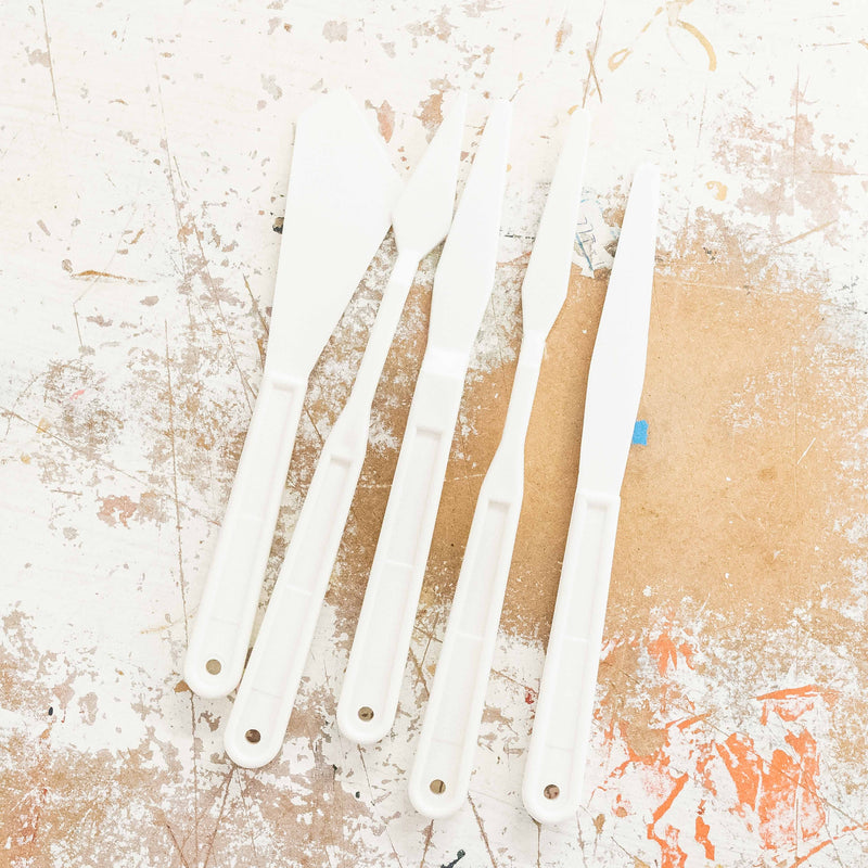 Frisk Plastic Palette Knives Spatulas