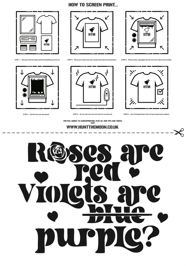 How to Screen Print Guide + Valentines Bundle (Free download)