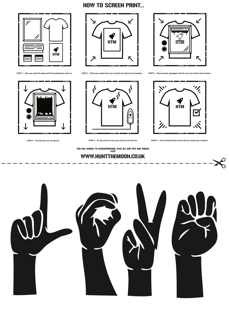 How to Screen Print Guide + Valentines Bundle (Free download)