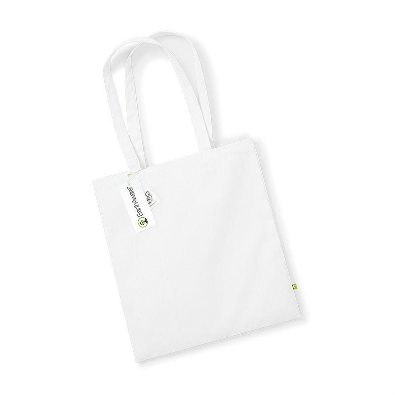 Westford Mill - W801 Earth Aware Tote - Organic Bag For Life - Choose Colour - Hunt The Moon - Screen Printing Supplies Shop