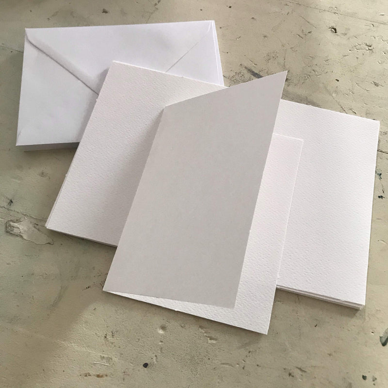 Packs of Plain Greetings Cards w/ Envelopes